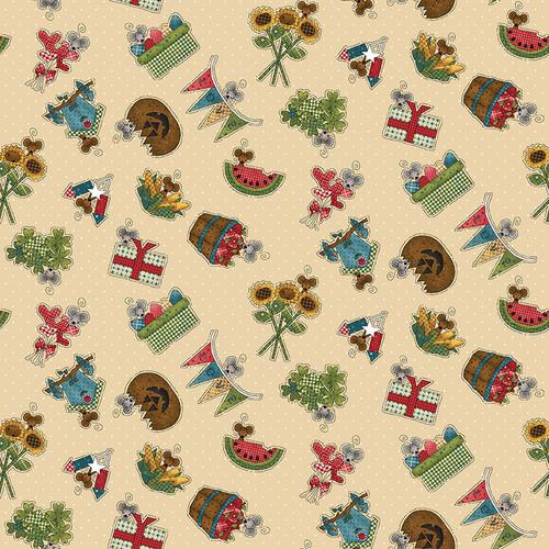 Henry Glass & Co, Leanne Anderson, Hat On A Cat, 832-44, Cream