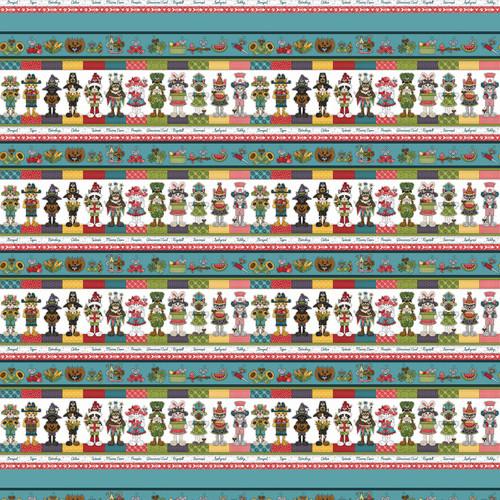 Henry Glass & Co, Leanne Anderson, Hat On A Cat, 834-76, Border Stripe