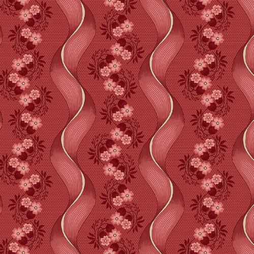 Henry Glass & Co, Michelle Yeo, Buckleberry Chintz, 3123-22, Rose Pink