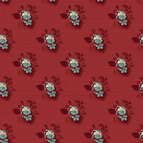 Henry Glass & Co, Michelle Yeo, Buckleberry Chintz, 3127-88, Rose Red