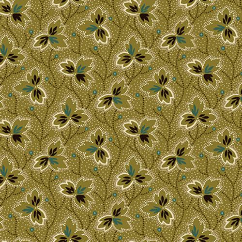 Henry Glass & Co, Michelle Yeo, Buckleberry Chintz, 3128-66, Olive Green