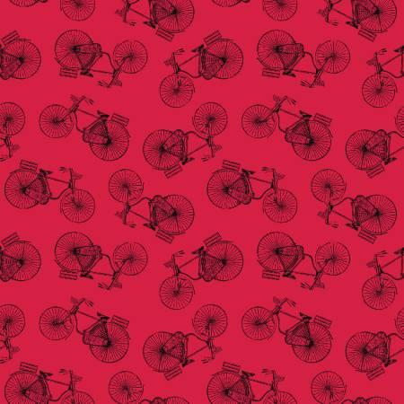 Henry Glass  Flower Market, 638-89, Red, Jessica Mundo