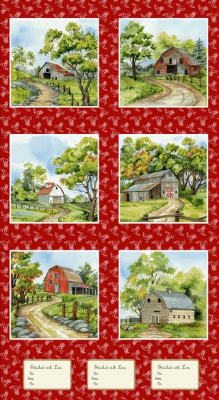 Henry Glass Green Acres, 2506B-86, Multi,