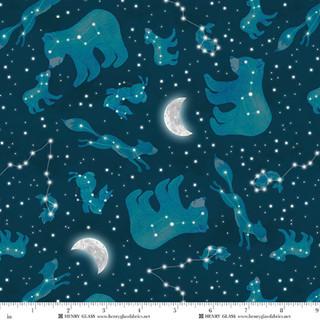 Henry Glass Happy Campers, 2736-77, Dk Blue,
