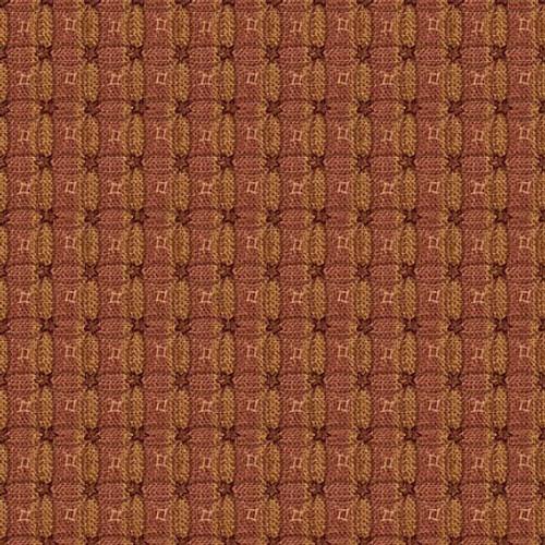 Henry Glass Oak And Maple, 3294-83, Red/Ochre, Janet Rae Nesbitt