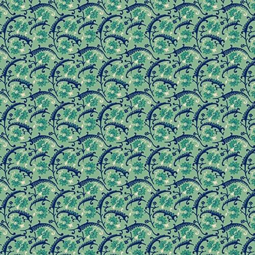 Henry Glass Quiet Grace, 927-11, Aqua, Kim Deihl