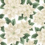 Hoffman Christmas Slendor, W7777-22G, Ivory-Gold,