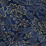 Hoffman Fabrics Crown & Vine, Y7818-19G, Navy-Gold,