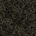 Hoffman Fabrics Crown & Vine, Y7818-4G, Black-Gold,