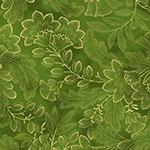 Hoffman Fabrics Crown & Vine, Y7818-96G, Olive-Gold,