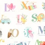 Hoffman Fabrics Love And Learning, V5327-22, Ivory,