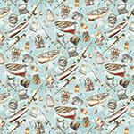 Hoffman Fabrics Rise And Cast, Y5834-16, Sky,