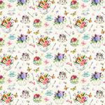 Hoffman Fabrics Secret Garden Tea, Y5845-20, Natural,