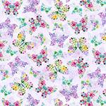 Hoffman Fabrics Secret Garden Tea, Y5848-30, Lilac,
