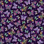 Hoffman Fabrics Secret Garden Tea, Y5848-701, Deep Amethyst,