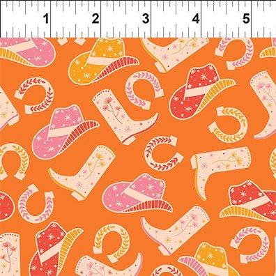 In The Beginning Go Cowgirl, 4GC-1, Orange,
