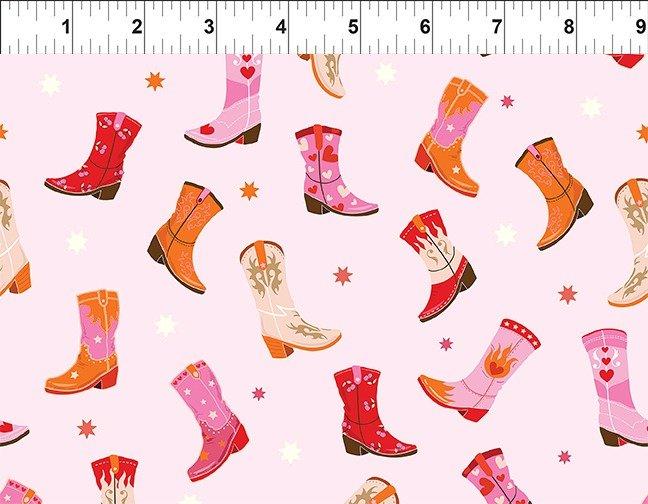 In The Beginning Go Cowgirl, 5GC-1, Pink,