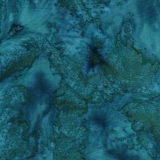 Island Batik Basics, TEAL, Teal