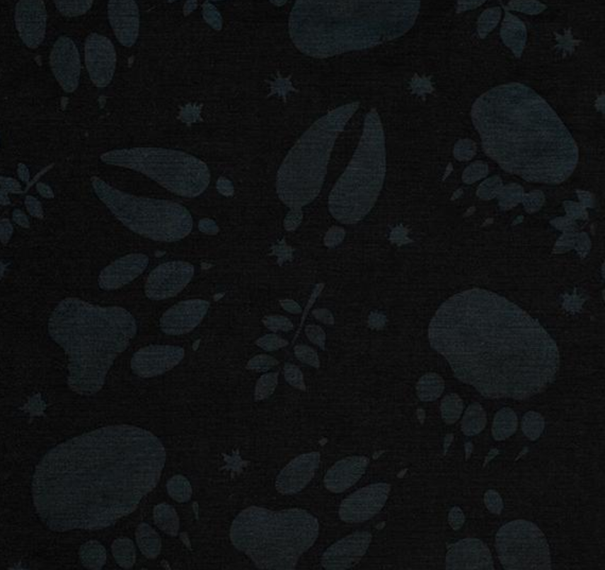 Island Batik Footprints, 422105796, Black