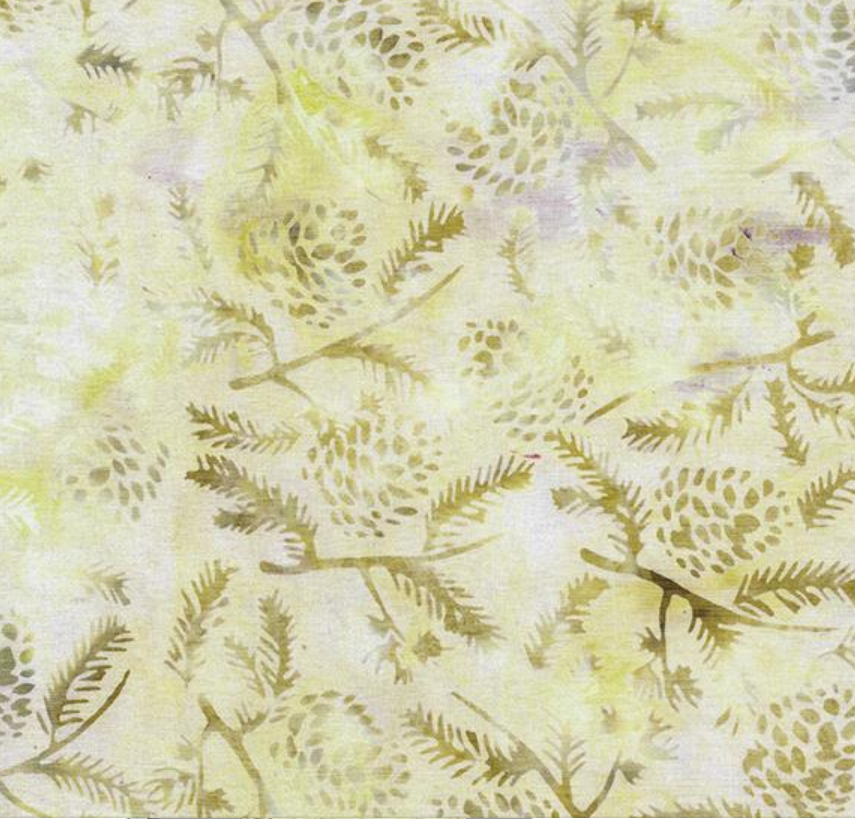 Island Batik Pinecones, 422106020, Custard