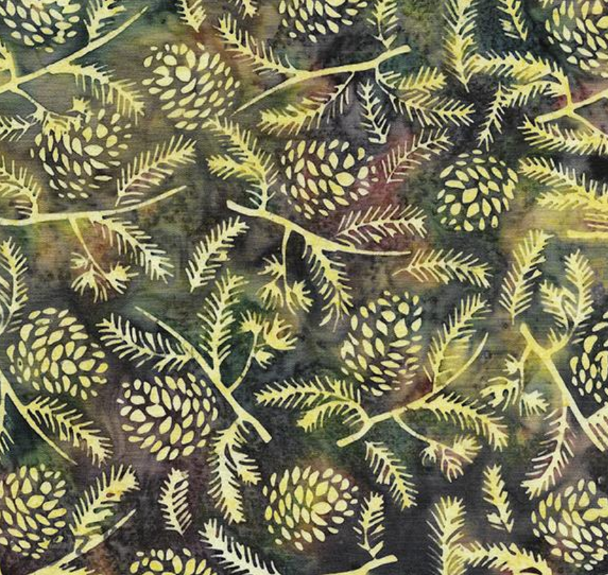 Island Batik Pinecones, 422106899, Eucalyptus