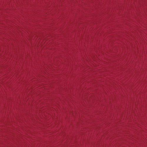 Island Batik Swirls, BE42-C1, Cherry