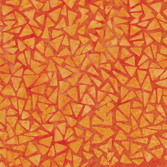 Island Batik Triangle, 112151210, Pumpkin