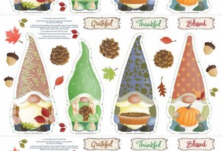 KANVAS by Benartex, Falling for Gnomes, 14230B-09, White