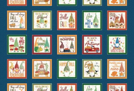 KANVAS by Benartex, Falling for Gnomes, 14232B-55, Blue