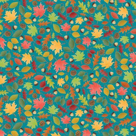 KANVAS by Benartex, Falling for Gnomes, 14236B-84, Teal