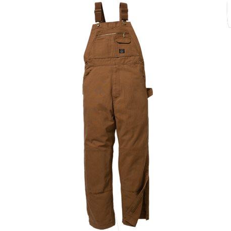 Key® Unlined Duck Bib Overalls, 210.28, Saddle