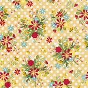 Kimberbell Designs, Kimberbell Designs, Red,White,&Bloom, 9904M-S, Yellow