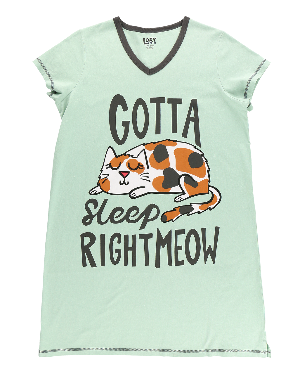 Lazy One, Gotta Sleep Meow Nightshirt, VNS439