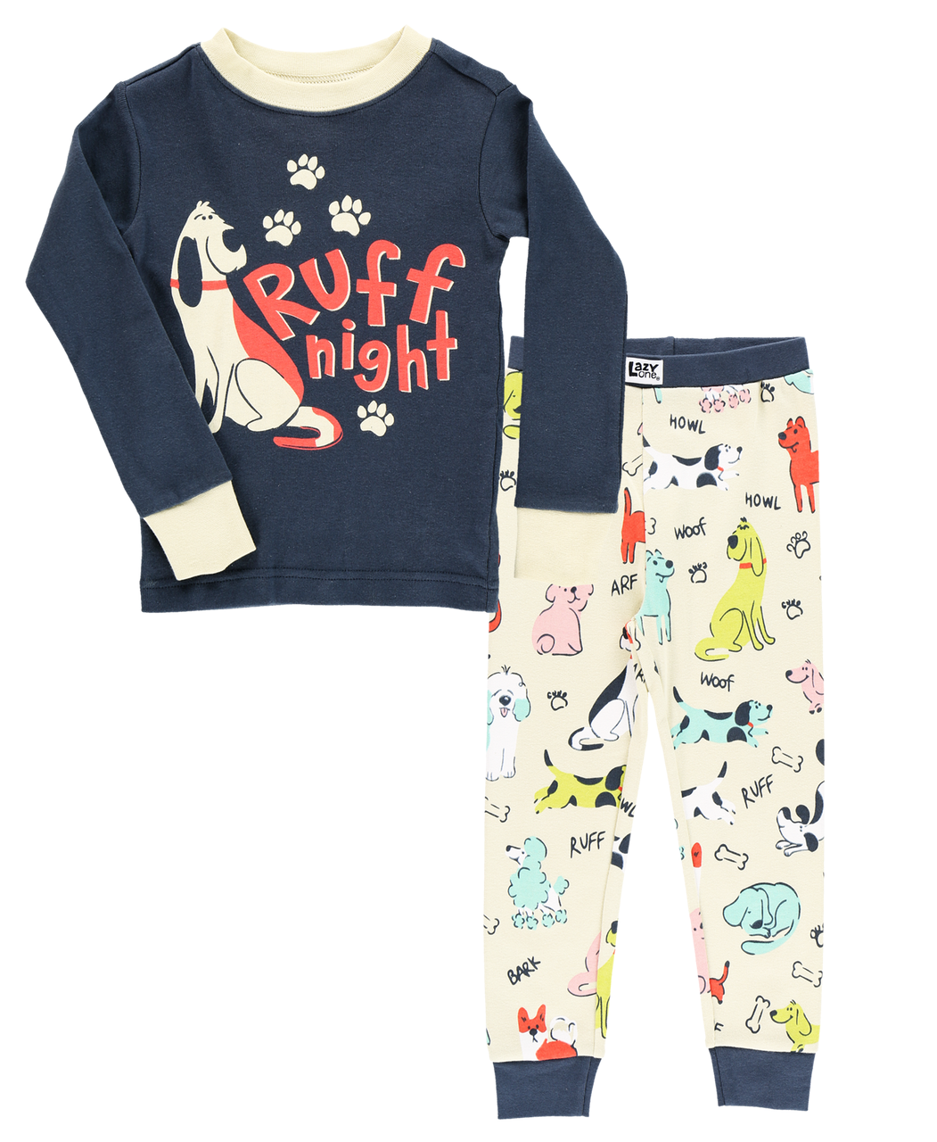 Lazy One, Ruff Night PJ Set, KID601, Blue