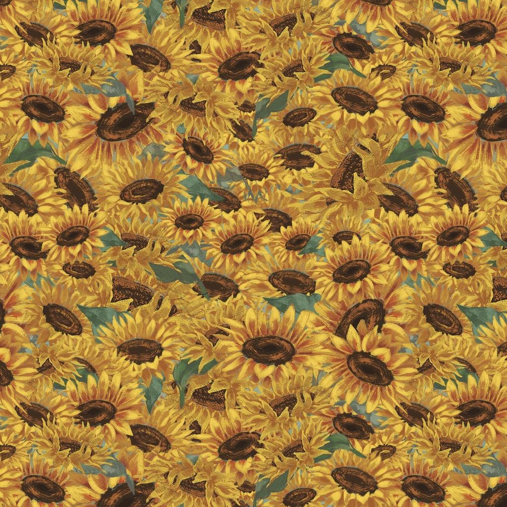 Lumin Fabrics Harvest Delight, W135-014-206, Yellow,