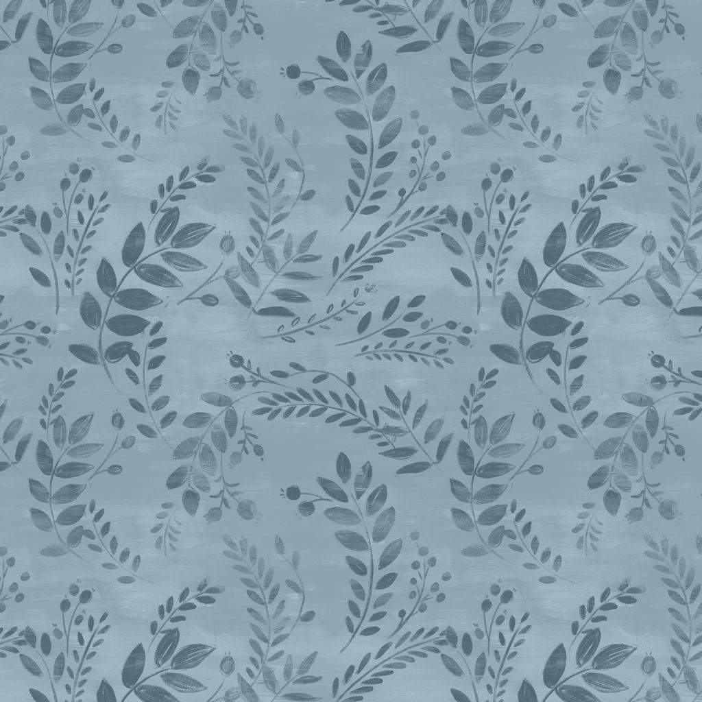 Lumin Fabrics Harvest Delight, W135-015-520, Blue,