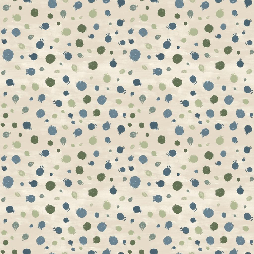 Lumin Fabrics Harvest Delight, W135-016-056, Cream,