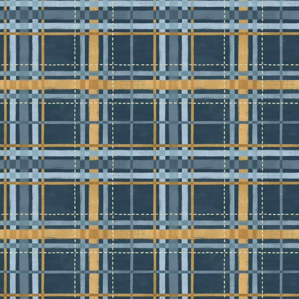 Lumin Fabrics Harvest Delight, W135-017-552, Blue,