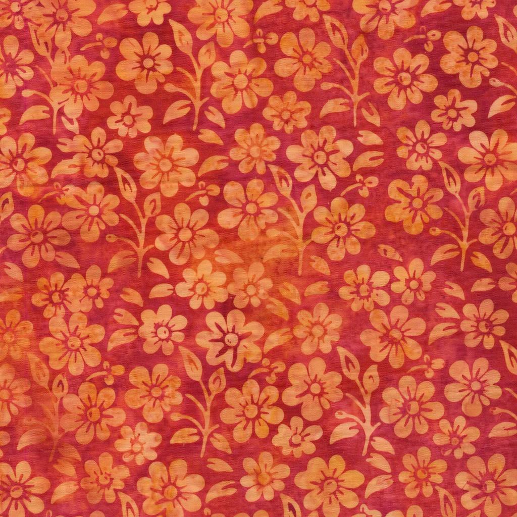 Lumin Fabrics Posy Twist, 122520285, Flame,