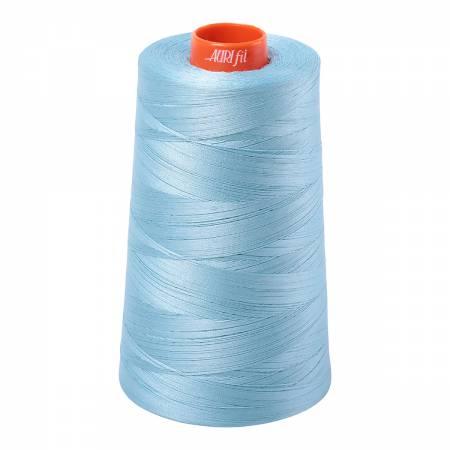 Mako Cotton Embroidery Thread0Wt 6452Yds Light Grey Turquoise