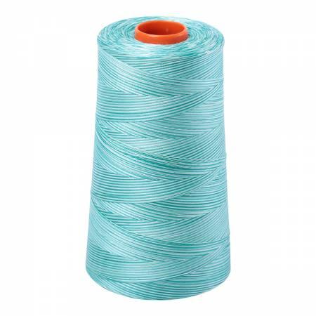Mako Cotton Embroidery Thread0Wt 6452Yds Variegated Turquoise Foam