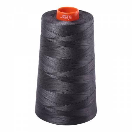 Mako Cotton Embroidery Threadolid 50Wt 6452Yds Dark Pewter