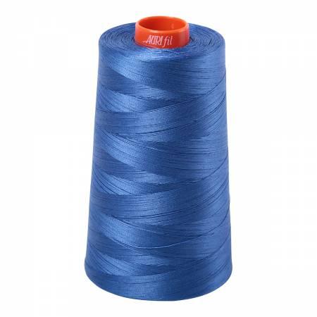 Mako Cotton Embroidery Threadolid 50Wt 6452Yds Peacock Blue