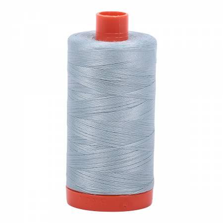 Mako Cotton Thread Solid 50Wt422Yds Bright Grey Blue