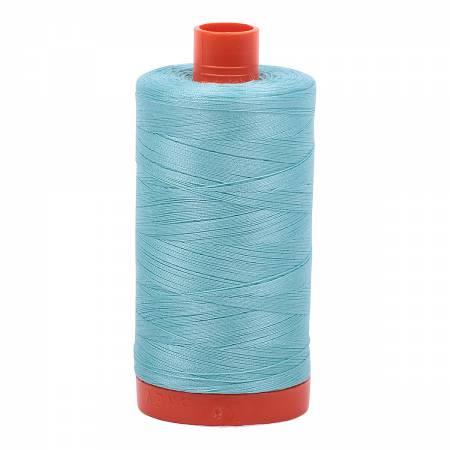 Mako Cotton Thread Solid 50Wt422Yds Light Turquoise