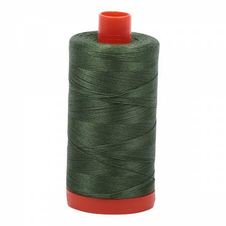 Mako Cotton Thread Solid 50Wt422Yds Very Dark Grass Green