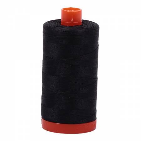 Mako Cotton Thread Solid 50Wt422Yds Very Dark Grey