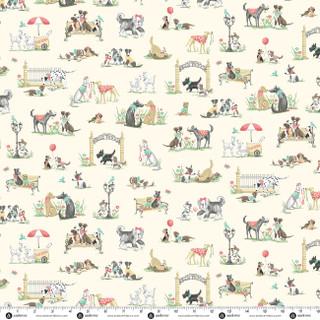 Makower Uk Pooch, MU-256-Q, Cream,
