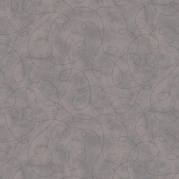 Marcus Fabrics Honeycomb Garden, R210785D, Gray, Pam Buda
