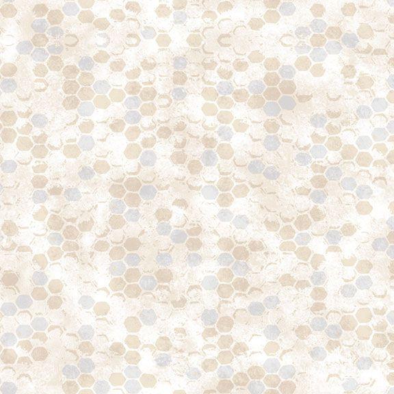 Marcus Fabrics Honeycomb Garden, R210787D, Tan, Pam Buda